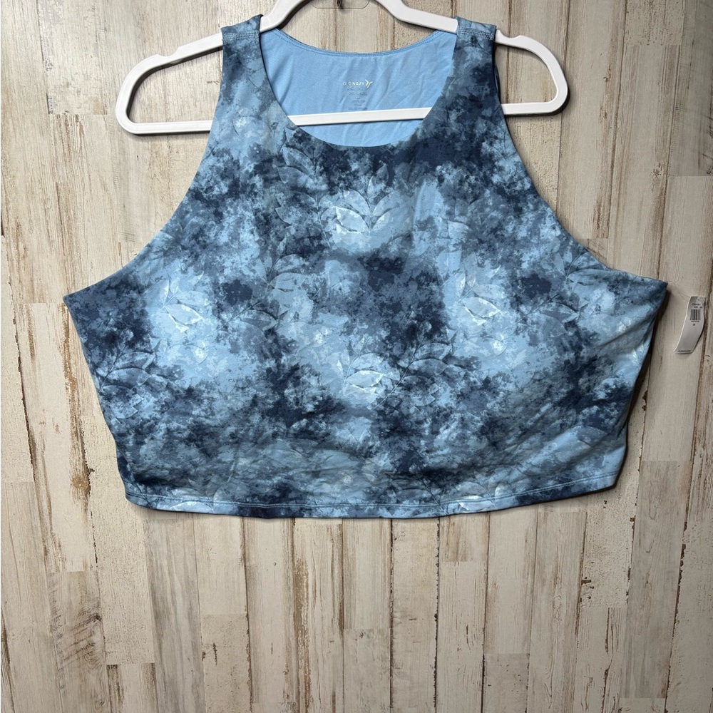 Old Navy Women’s Light Support PowerChill Longline Sports Bra Tank Size 4X NWT - Picture 6 of 16